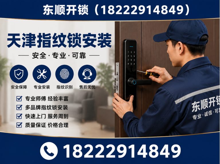 西青区天津指纹锁安装展示图